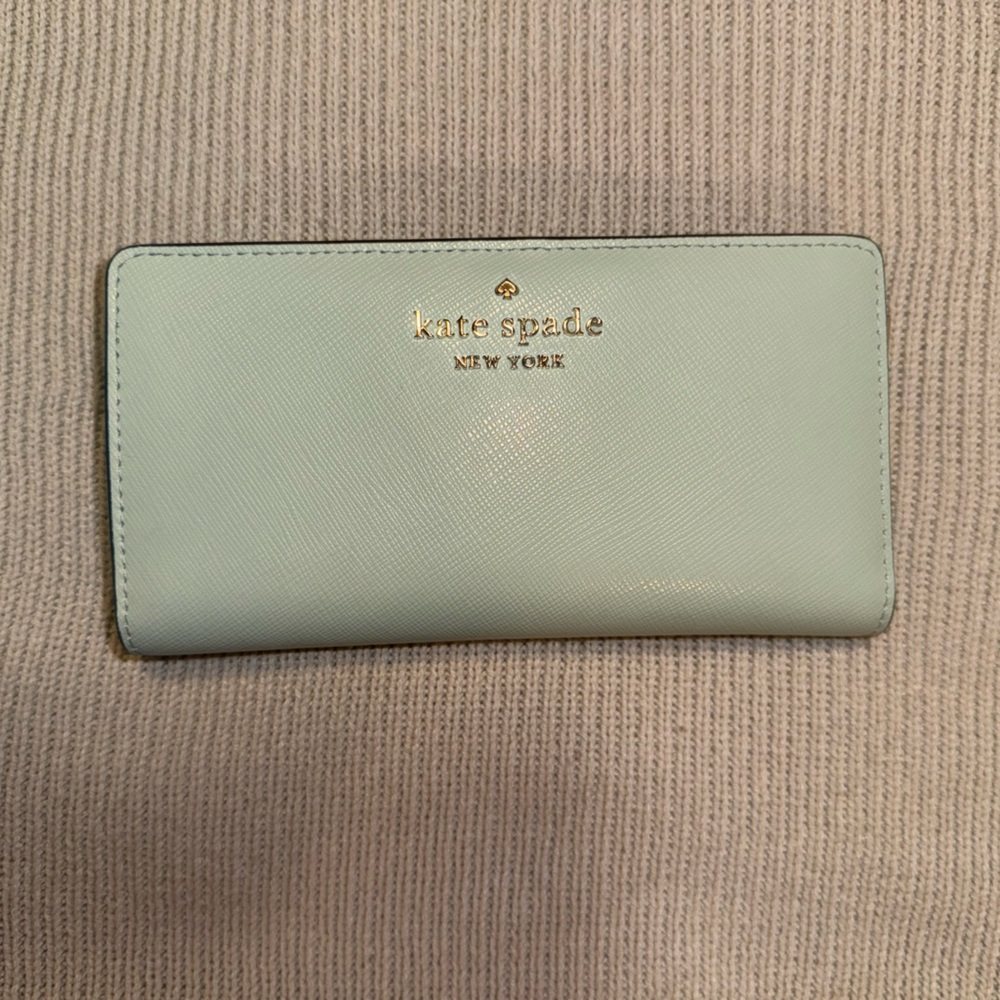Mint Kate Spade Bifold Wallet